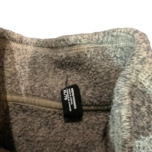 The North Face Taupe Quarter Zip Pullover Size XL - Picture 4 of 6